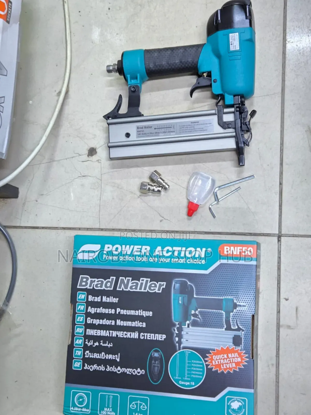 Power Action 50mm(Big ) Air Nail Gun ( F50)