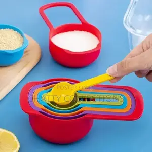 Multicolor 6 in 1 Measuring Cups