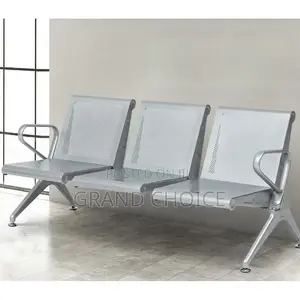 Silver Bench Waiting Chair