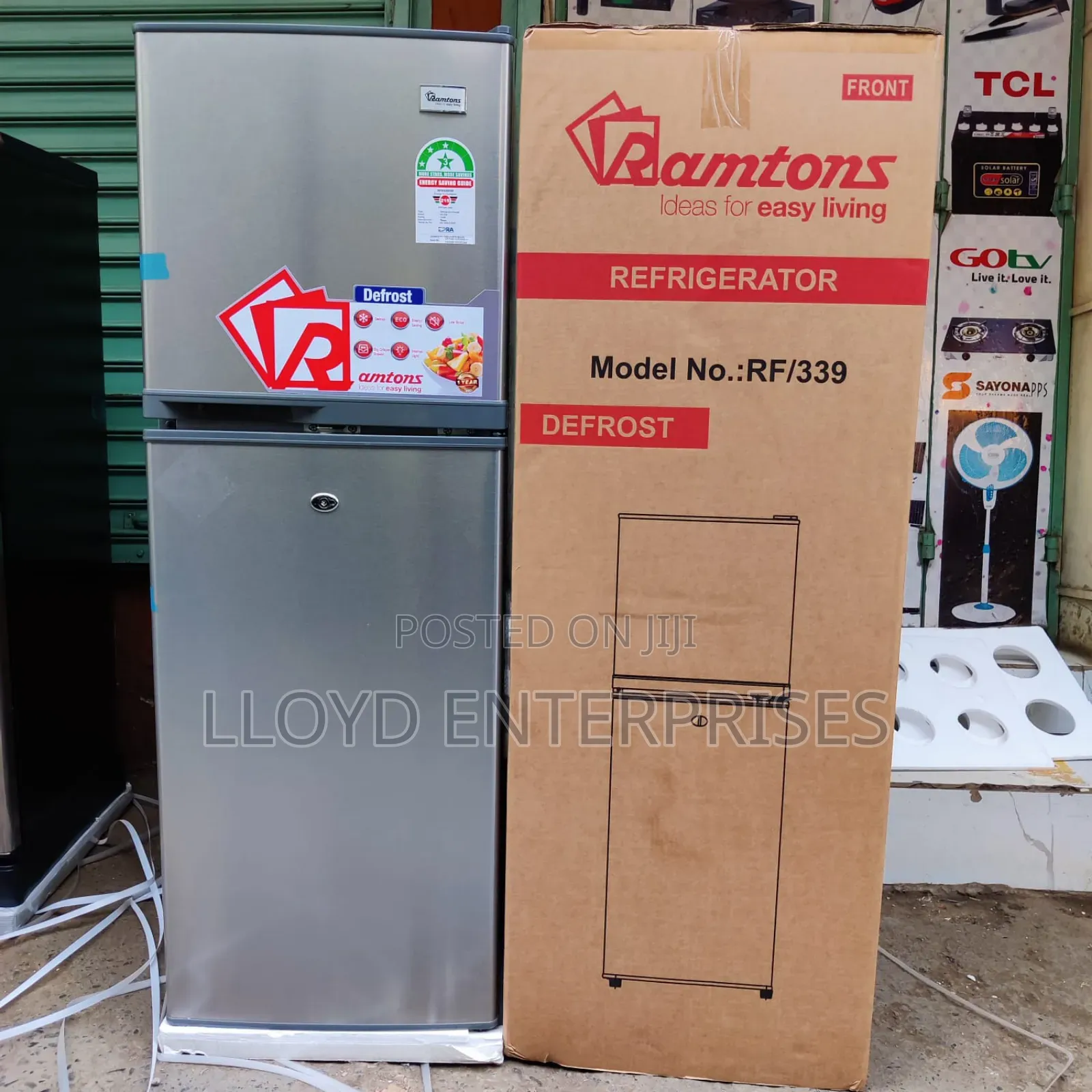Ramtons 138ltrs Double Door Fridge