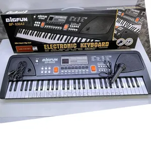 61 Keys Electric Piano With Microphone and Charging Cable