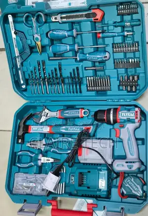Total Complete 165pcs Tool Set for Home, Garage Workshop