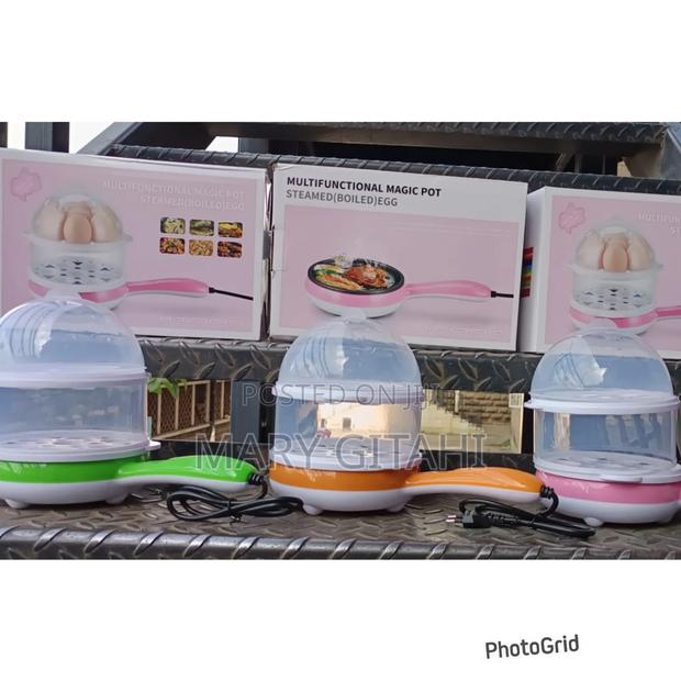 Multifunction Double Egg Boiler With Pan* - main view
