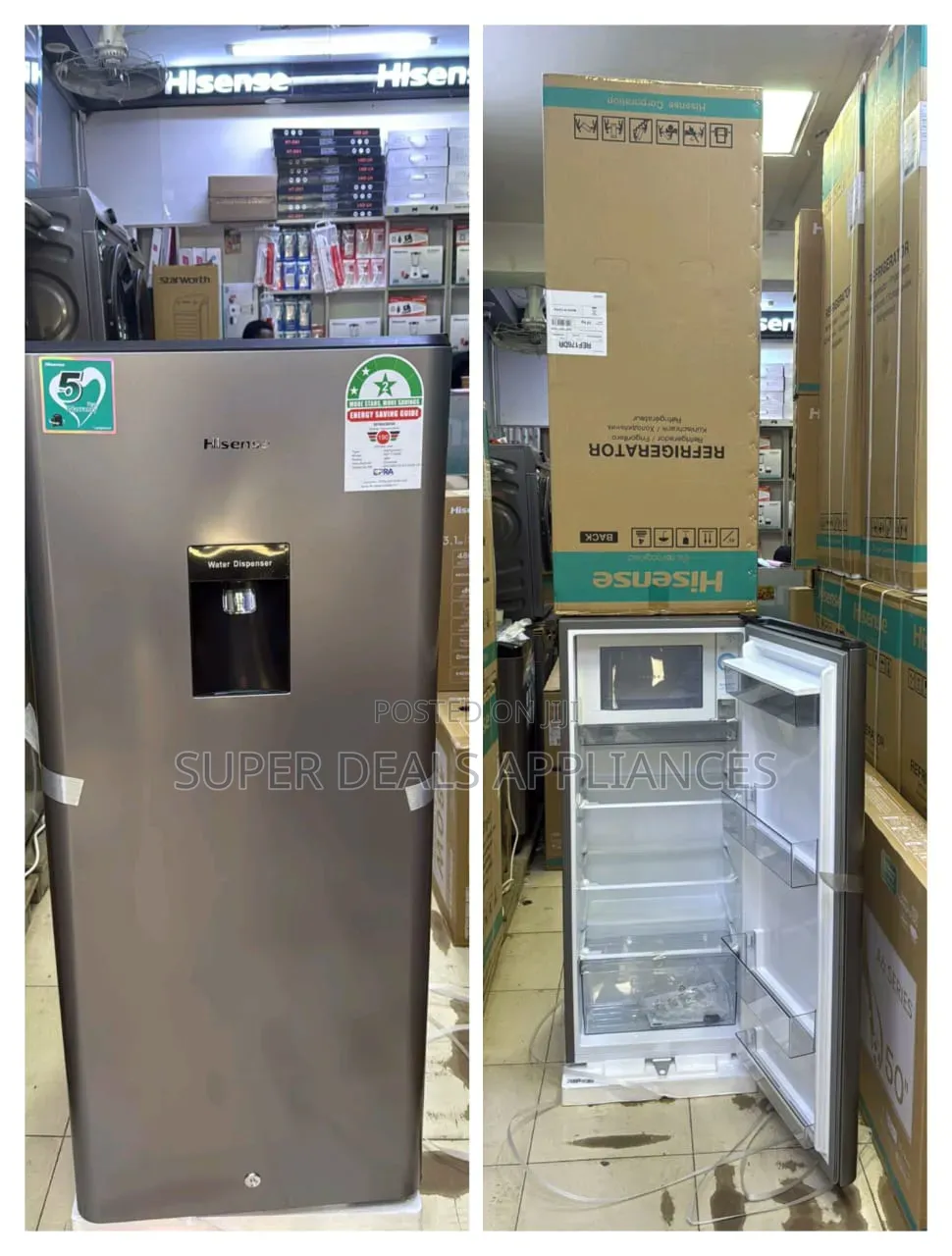 Hisense Fridge 176 Liters With Dispenser Ref176dr Single Door
