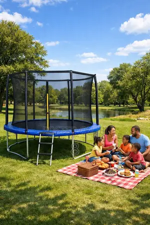 Large 10ft Trampoline for Outdoor Exercise