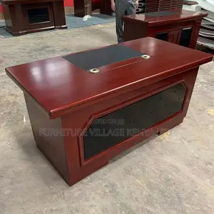 1200mm Mahogany Office Desk With Drawers