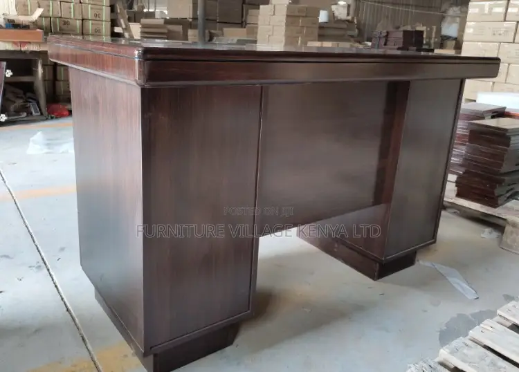 1200mm Mahogany Office Desk With Drawers