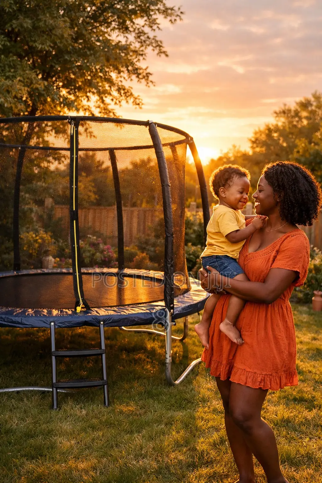 10ft Fitness Trampoline With Safety Cover