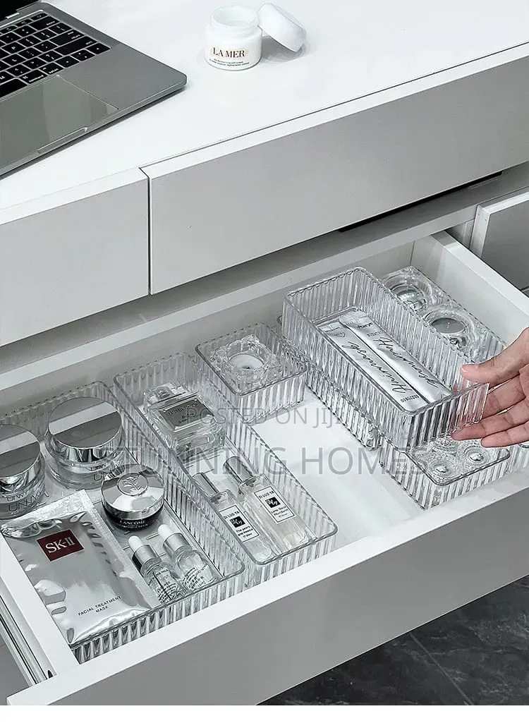 10pcs Set Acrylic Drawer Organizers