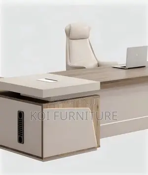 Office Desk; 1.8 Meters Executive Desk With L Sape Return