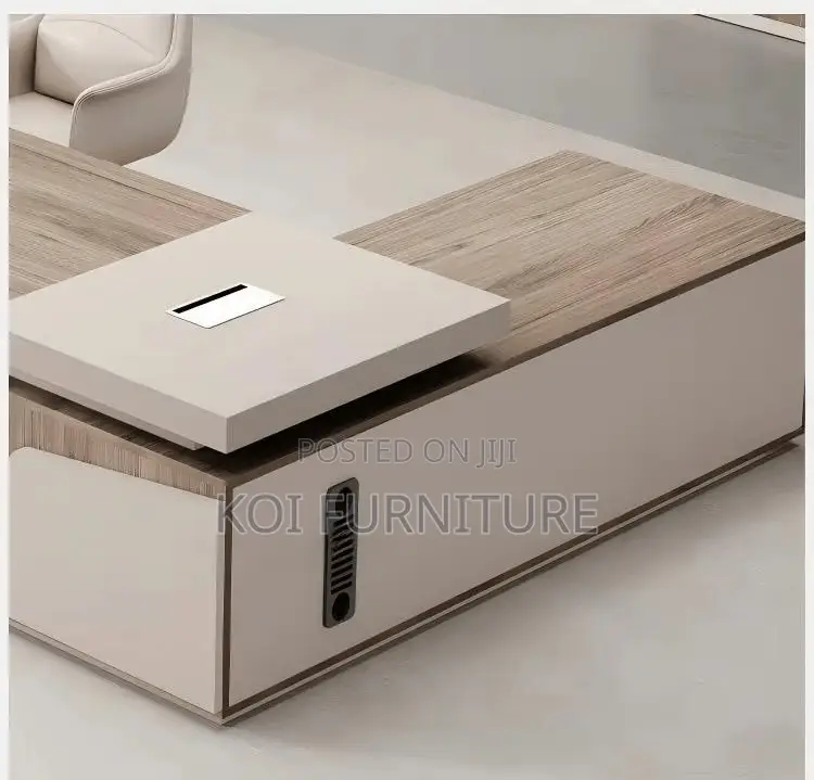 Office Desk; 1.8 Meters Executive Desk With L Sape Return