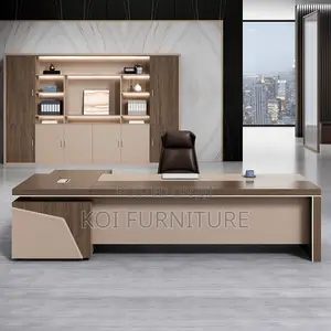 Office Desk; 1.8 Meters Executive Desk With L Sape Return