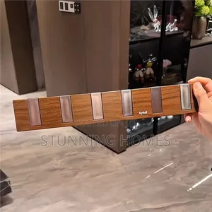 Wall Mounted Wooden Hooked Hanger