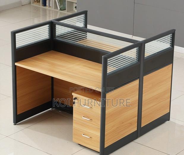 Office Chairs; Two Users Functional MDF Office Workstations - thumbnail 6