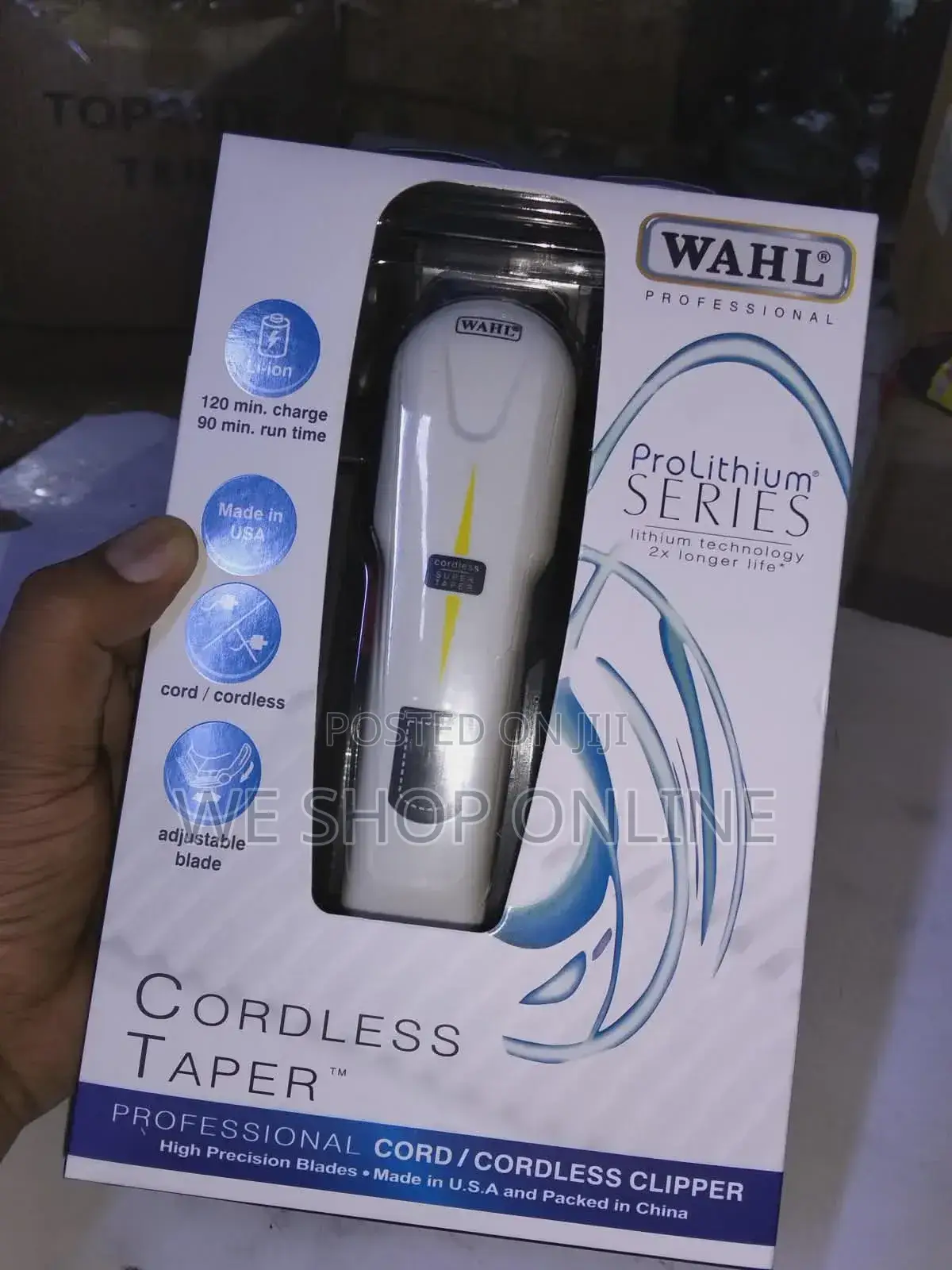 Wahl Professional Cordless Rechargeable Hair Clipper/Shaving Machine