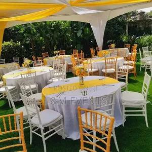 Executive Clean Tents,Chaivari Chairs,Tables Decor for Hire