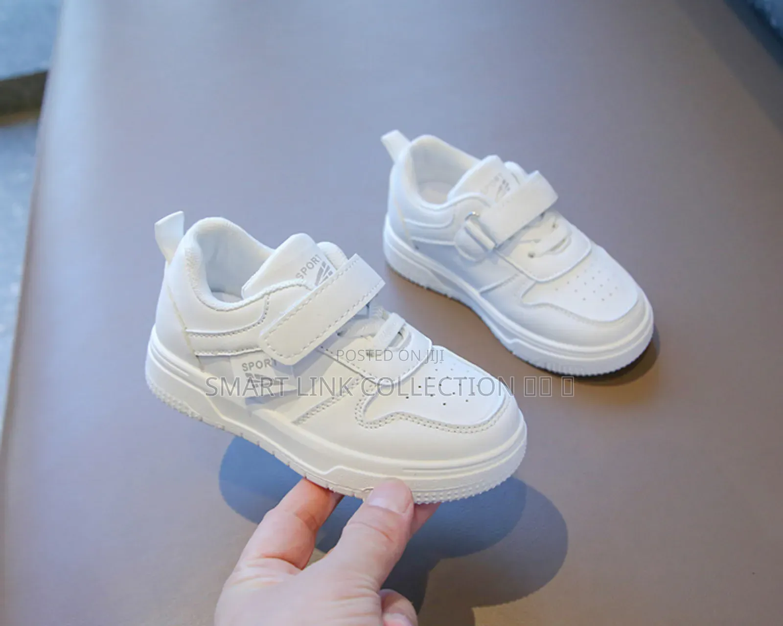 Kids White Sneakers