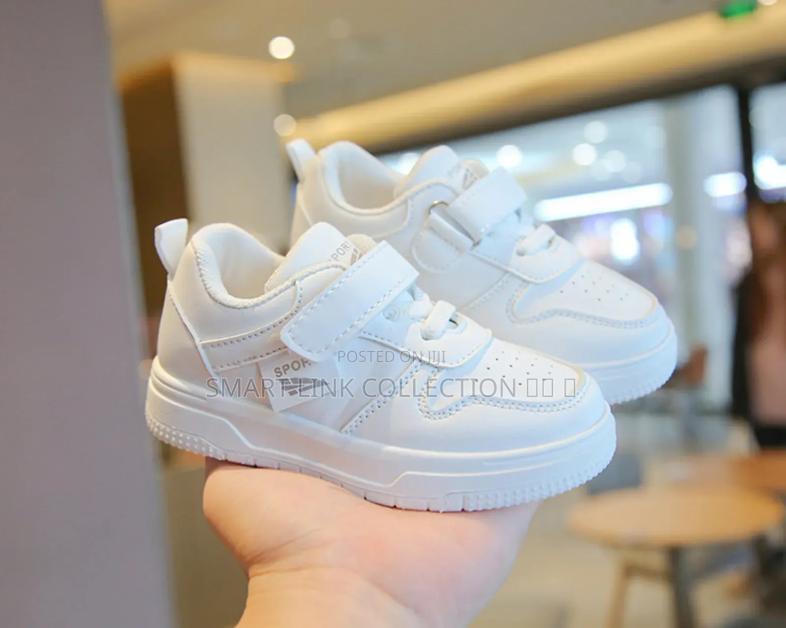 Kids White Sneakers