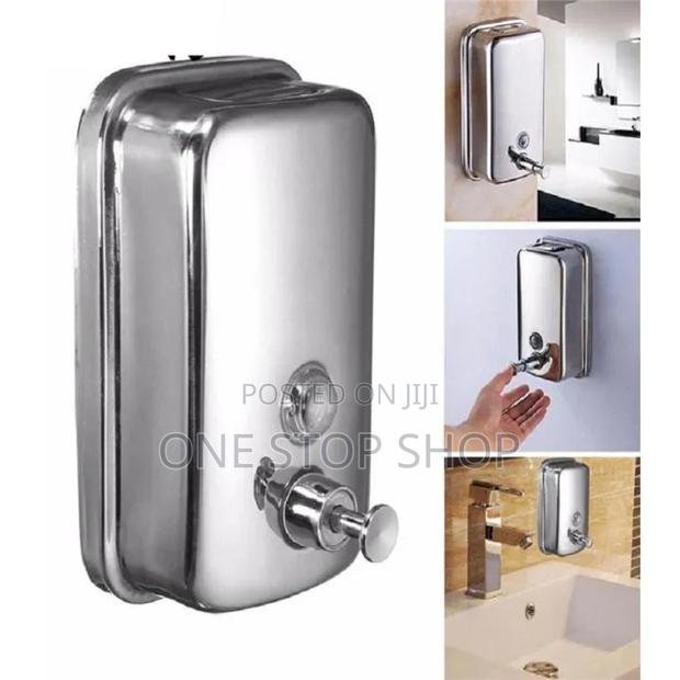 800ml Manual Metallic Gel Soap Dispenser Hand Sanitary