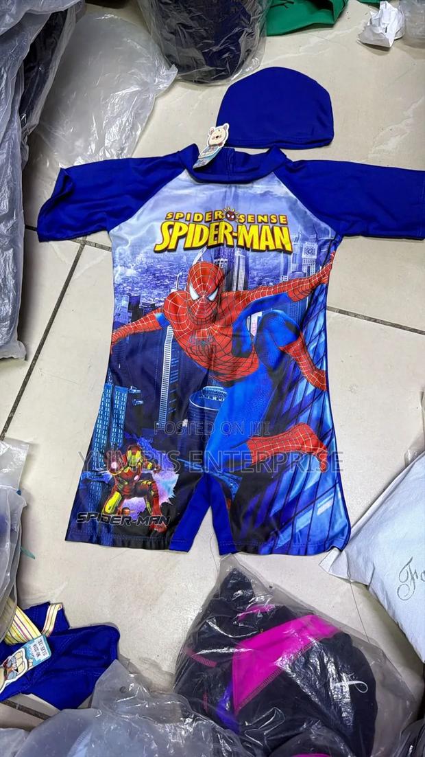 Spider Man's Themed Boys Kids Swimming Costumes Age 3yrs to 14yrs - thumbnail 2