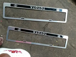 2pc Oblong Toyota Plates Mount Holders