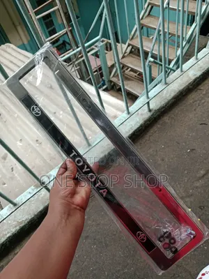 1pc Oblong Number Plate Frame