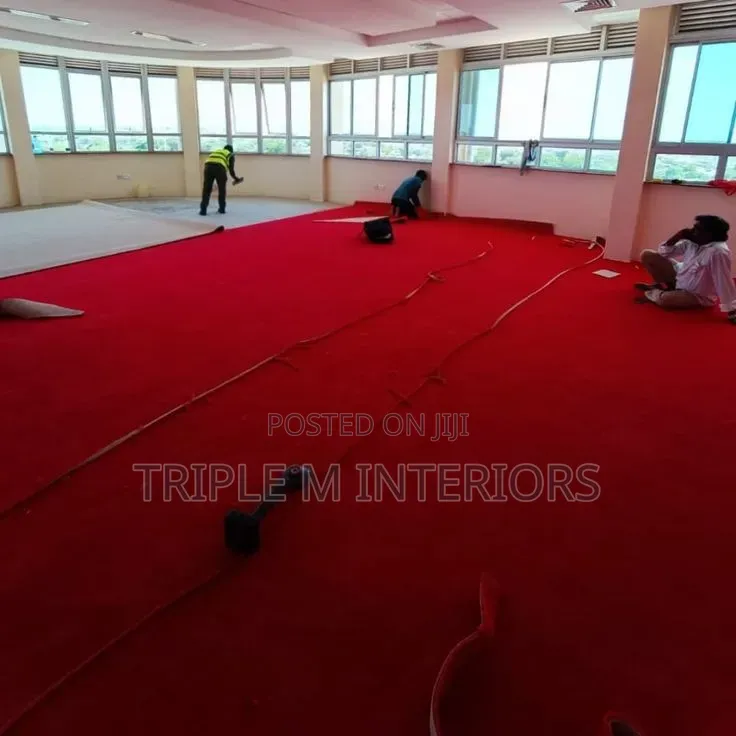 Luxury Red Wall-to-Wall Carpet – Usa Quality