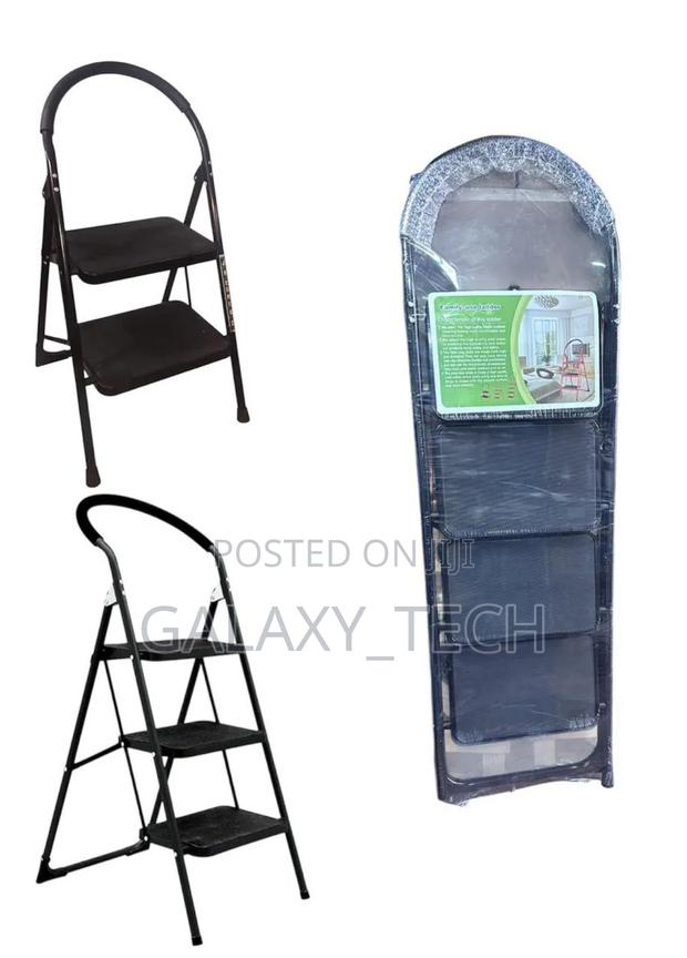 Heavy Duty Black Step Ladders (2,3,4,5,6steps) - main view