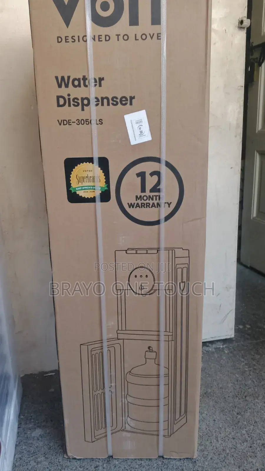 Von Vde-305cls Bottom Loading Water Dispenser