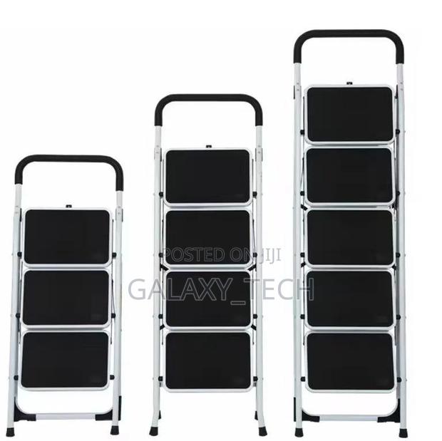 White Heavy Duty Foldable Step Ladders (2-6steps) - main view
