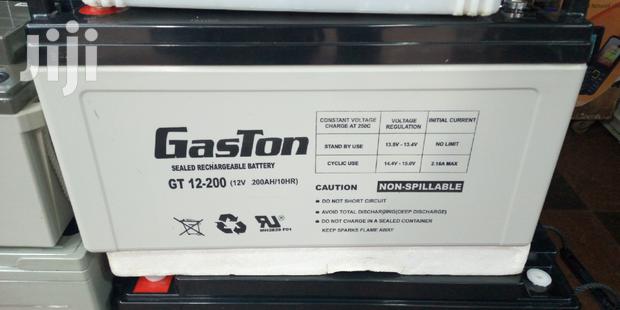 Gaston Sealed Rechargeable Solar Battery 200ah