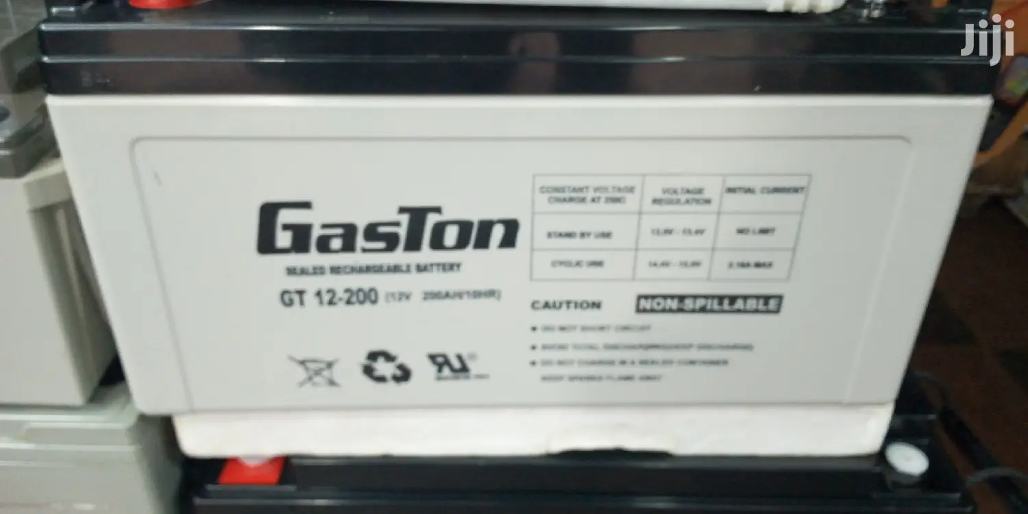 Gaston Sealed Rechargeable Solar Battery 200ah