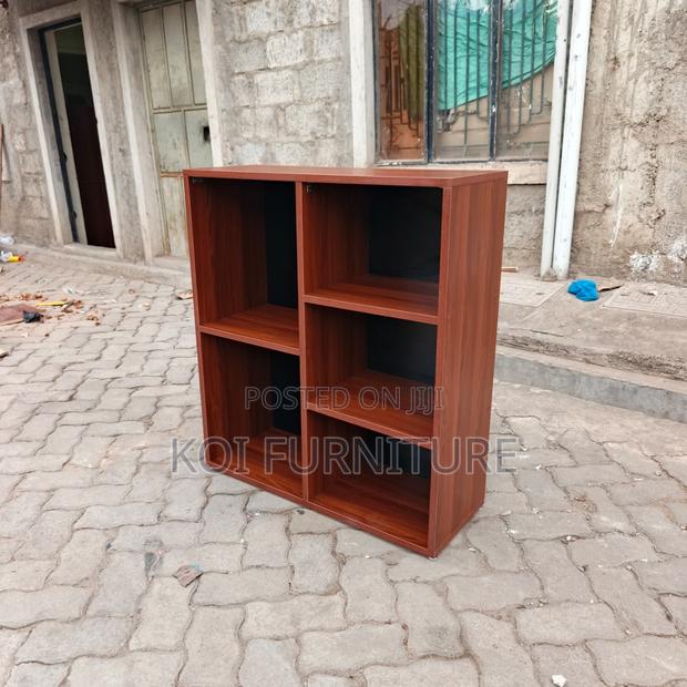 Office Bookcase : 5-Tier Engineered Wood Bookcase, - thumbnail 2
