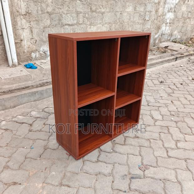 Office Bookcase : 5-Tier Engineered Wood Bookcase, - thumbnail 4