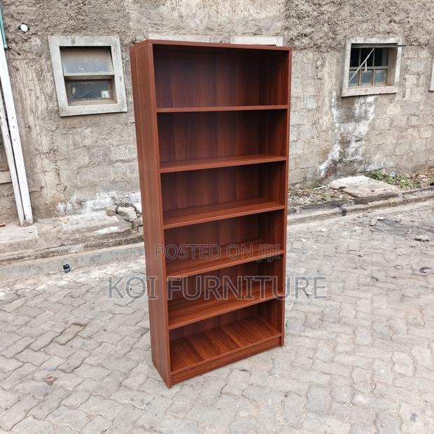 Office Bookshelf : 6-Shelf Modern Wooden Bookshelf,