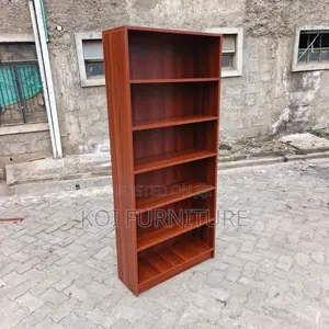 Office Bookshelf : 6-Shelf Modern Wooden Bookshelf,