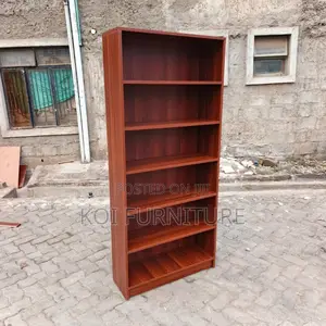 Office Bookshelf : 6-Shelf Modern Wooden Bookshelf,