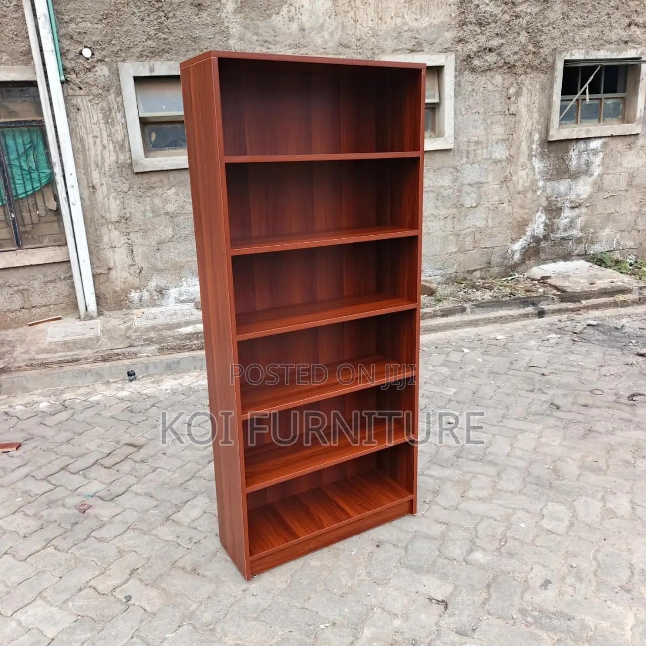 Office Bookshelf : 6-Shelf Modern Wooden Bookshelf,