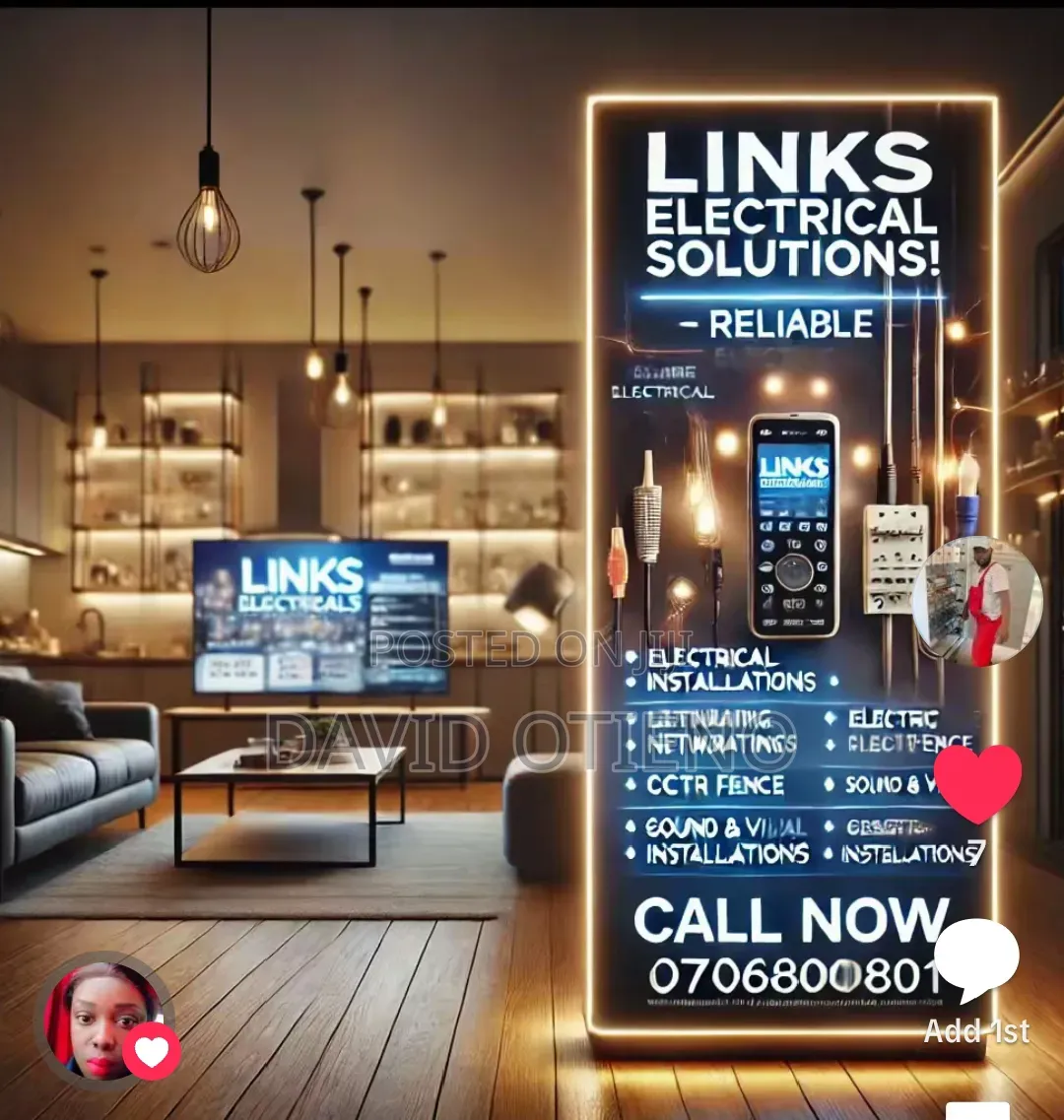 Electrician, Visual, Audio, Networking Installation