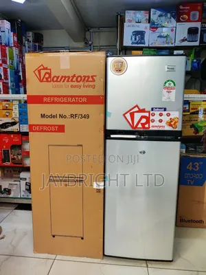 138lt Double Door Fridge Direct Cool, Stainless Steel – Rf/349