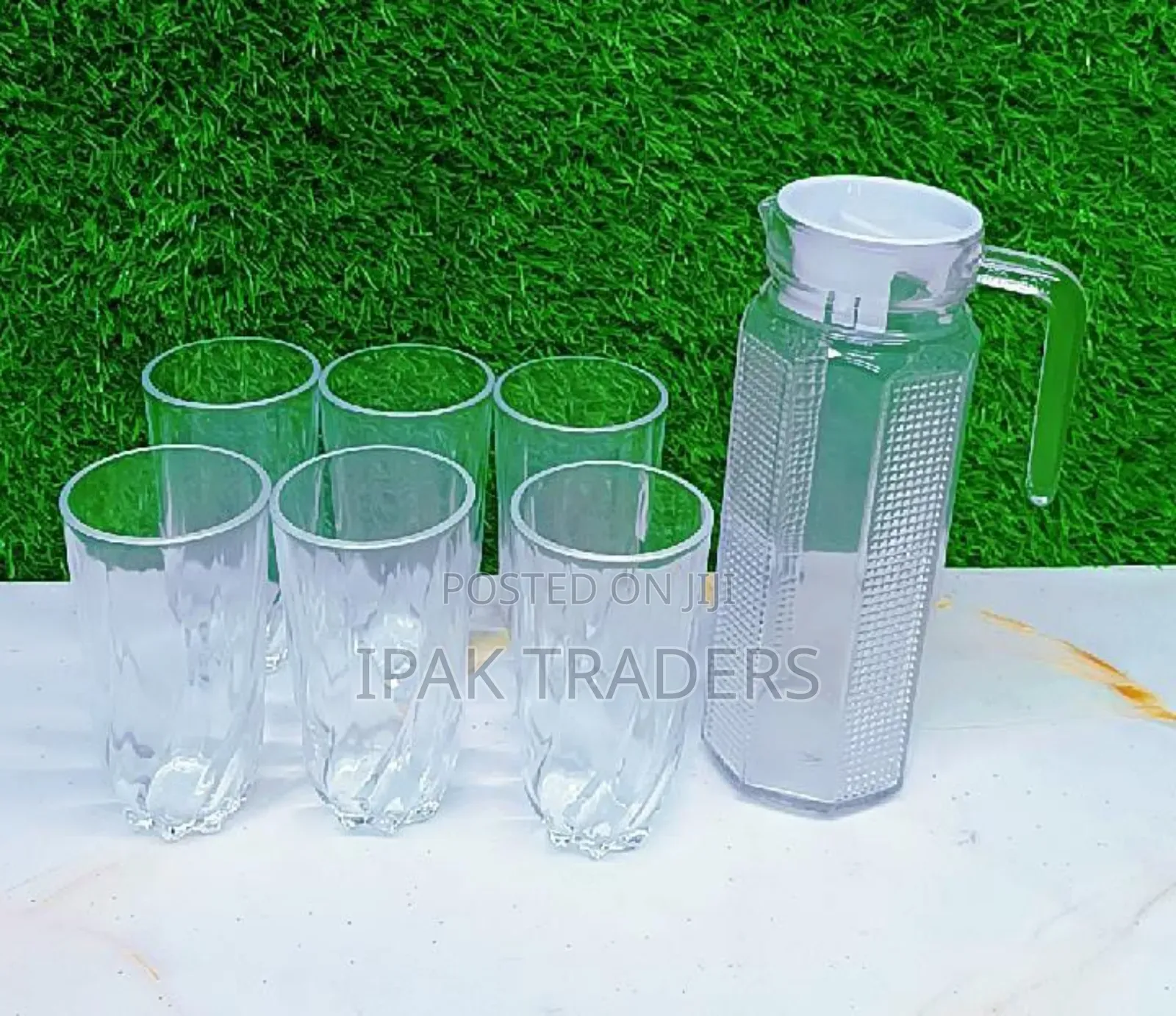 Water Sets
1.0 LTR Jug
6 PCS Glasses
Available at 