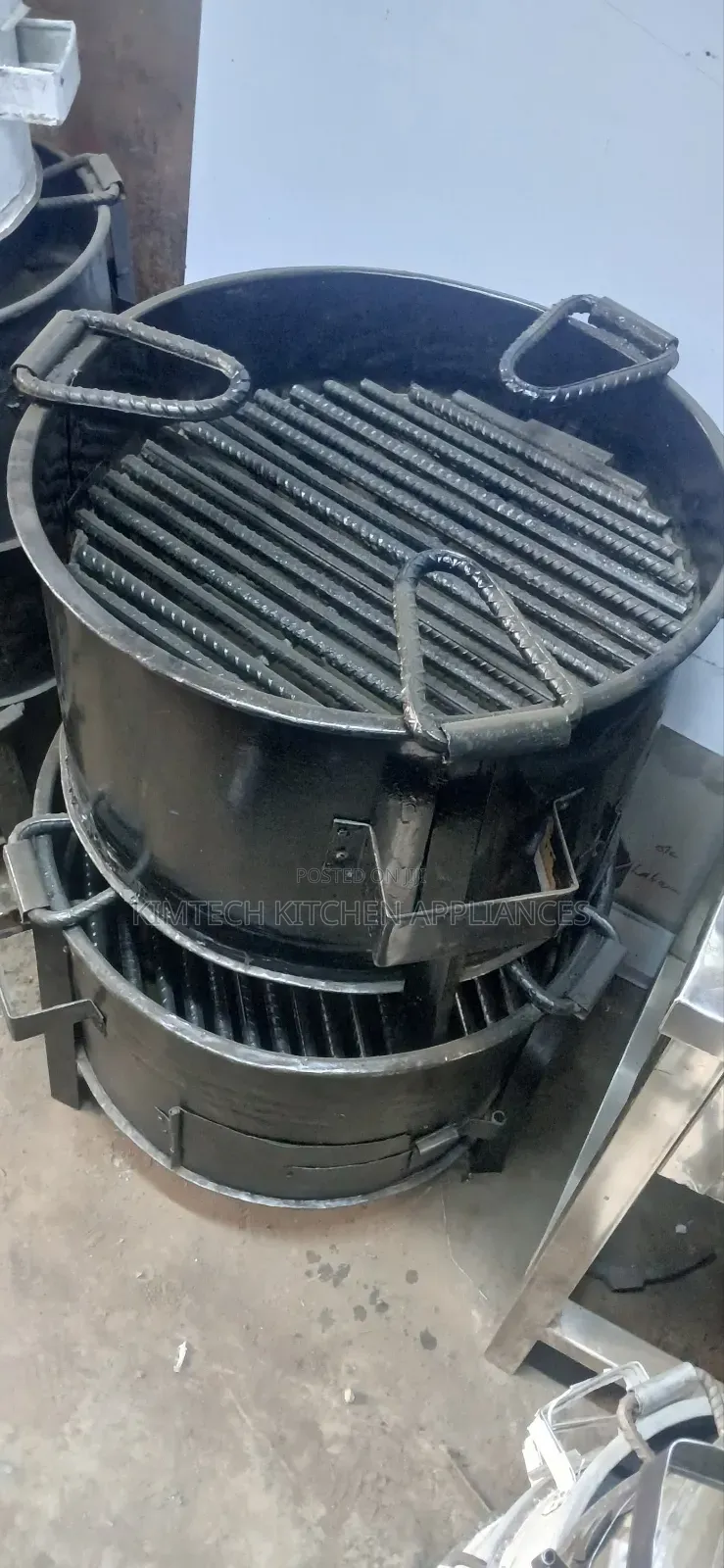 Heavy Metallic Jiko With Grill