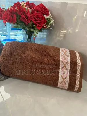 Brown Size:70*140cm Egyptian Medium Cotton Towel