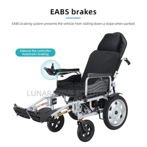 Foldable, Reclining Electric Power Wheelchair