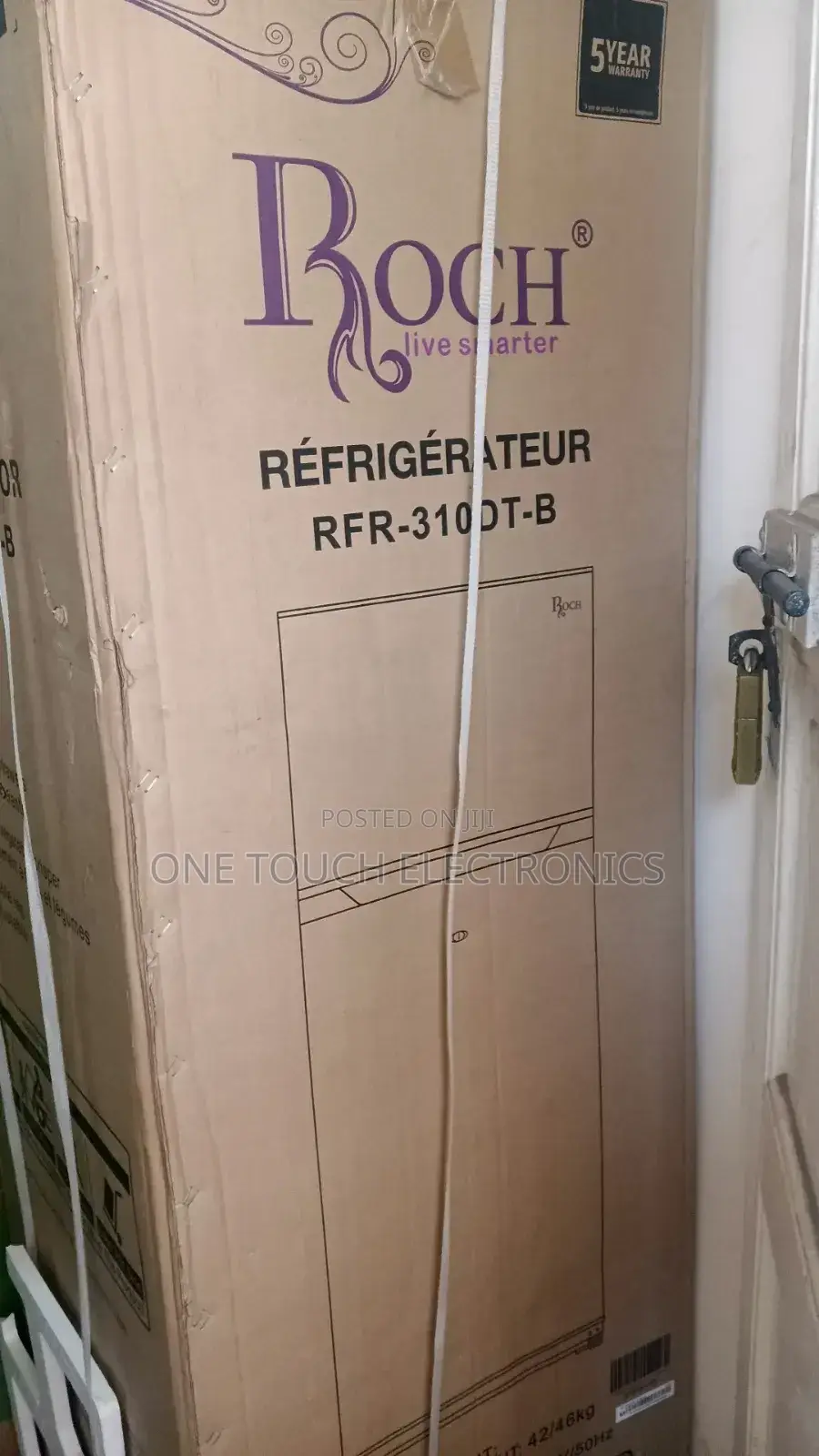 Roch 248litres RFR-310dt-B Double Door Refrigerator