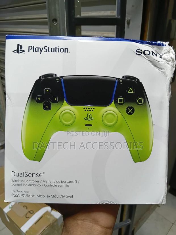 Playstation5 Dualsense Wireless Controller – Remix Green – For Ps5, - thumbnail 2