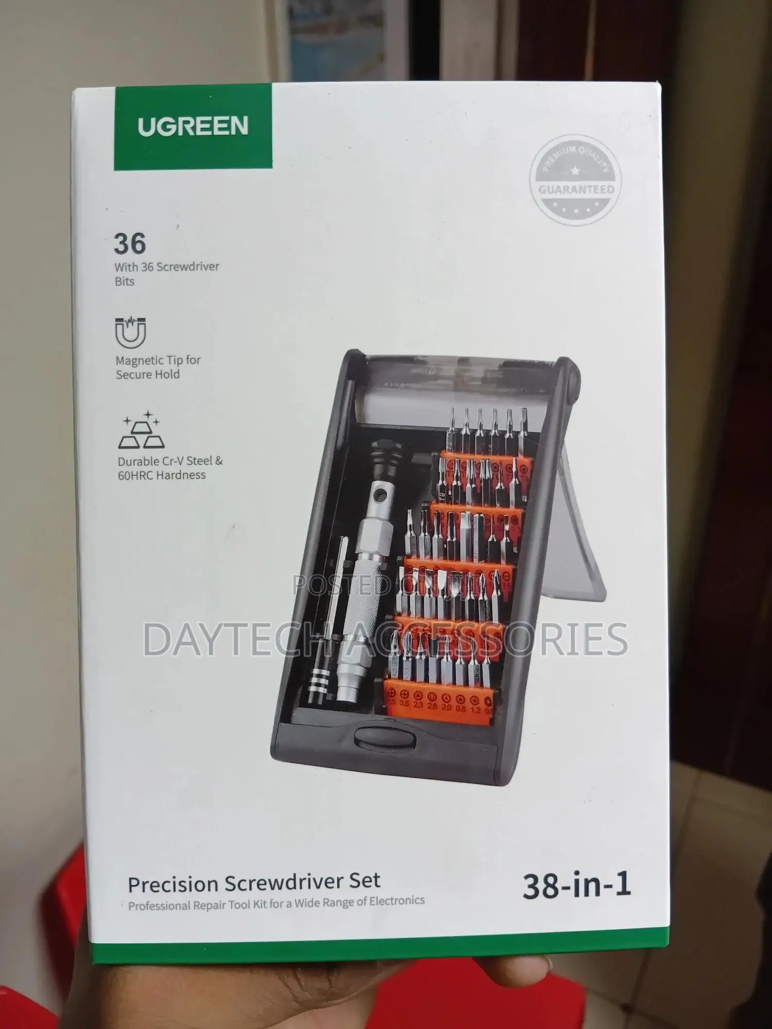Ugreen 38-in-1 Aluminum Alloy Magnetic Screwdriver Tool Kit – Cm372