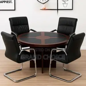 4 Seater Executive Round Meeting Table