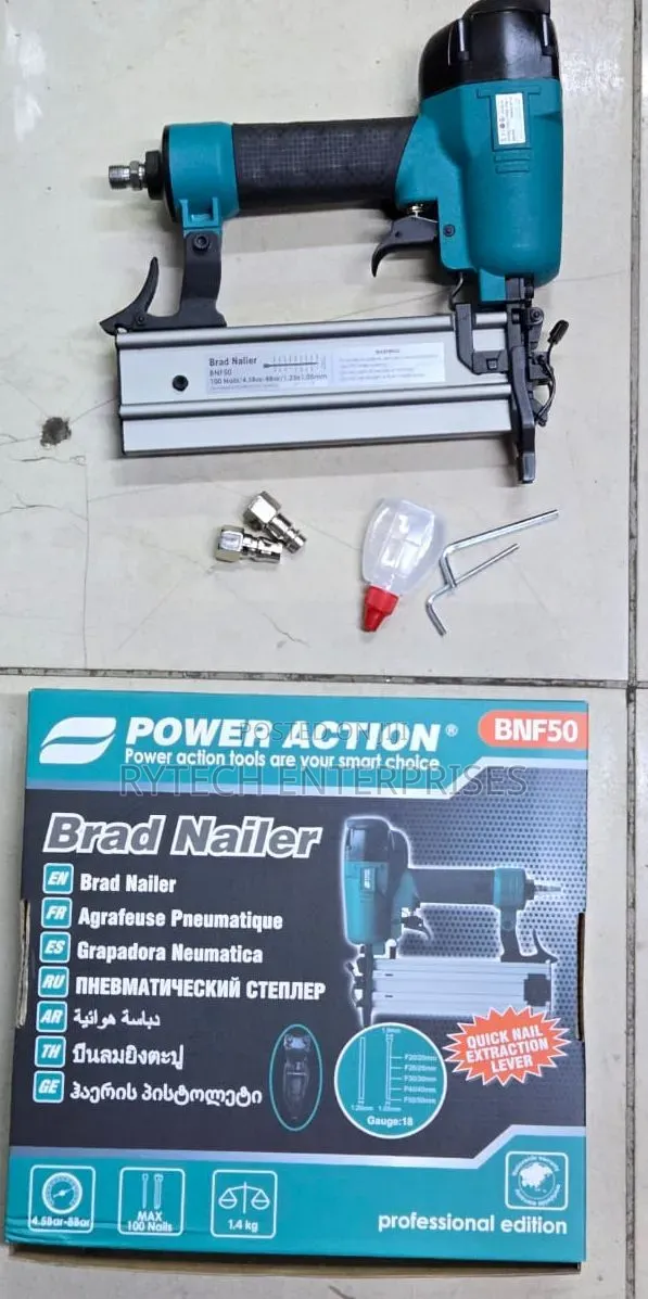 New Power Action Brad Nailer