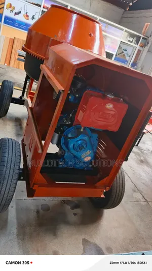 Titan 500l Concrete Mixer 6.5hp Diesel Engine